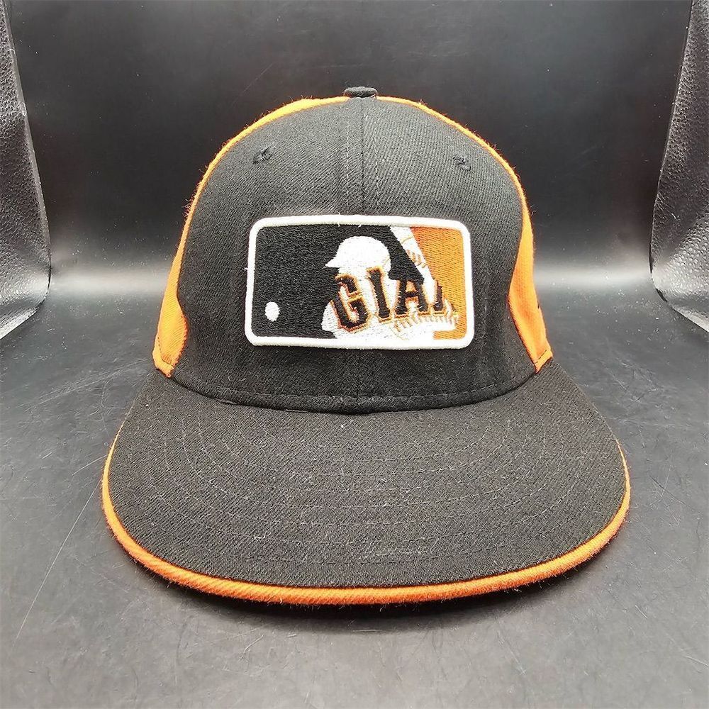 San Francisco Giants Hat Cap 7 1/8 Fitted 59FIFTY New‎ Era Black Adult MLB